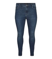 Vero Moda Curve Bright Blue High Waist Skinny Jeans